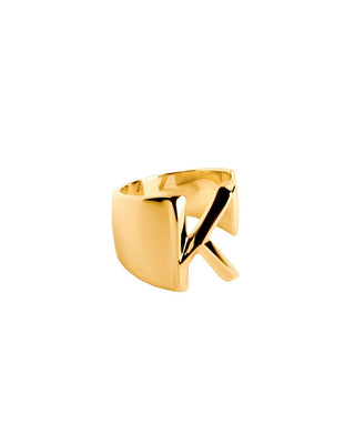 Anillo Worthy Ajustable con tu inicial